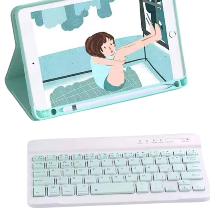 KESGİN MARKET ® Q Klavye Türkçe Bluetooth Klavye Tüm Cihazlara Uyumlu Kablosuz