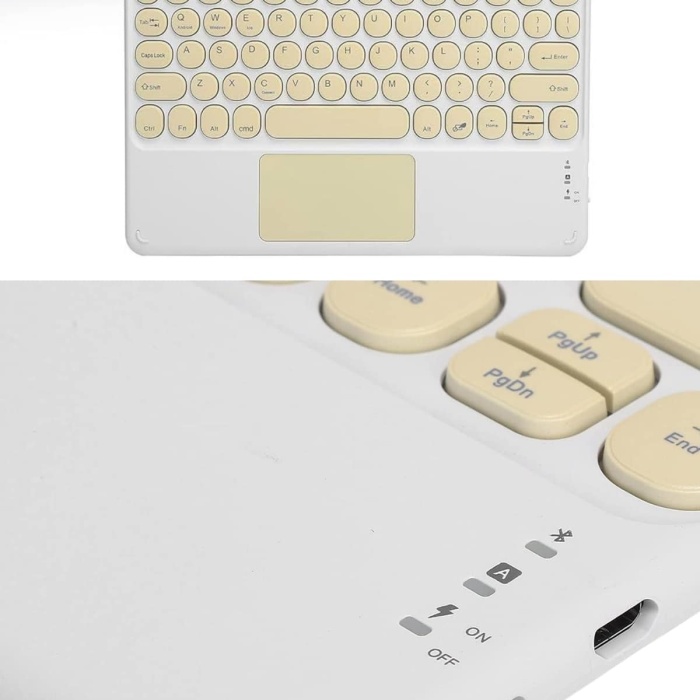 KESGİN MARKET ® Bluetooth Touchpad Klavye 10.9 inch Kablosuz Wifi Q Klavye Slim