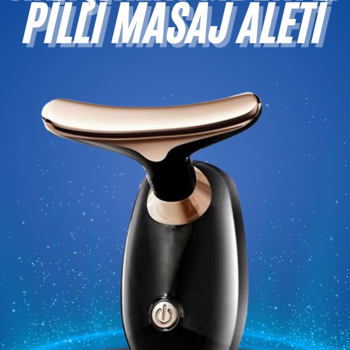 KESGİN MARKET ® Kırışıklık Giderici Yüz Masaj Aleti Pilli Cilt Bakım Cilt Sıkılaştırma Derinlemesine Temizler