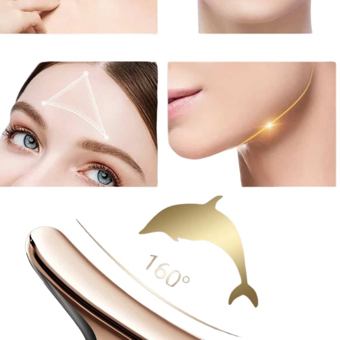 KESGİN MARKET ® Kırışıklık Giderici Yüz Masaj Aleti Pilli Cilt Bakım Cilt Sıkılaştırma Derinlemesine Temizler