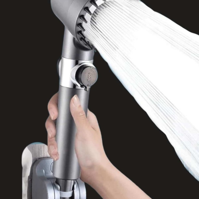 KESGİN MARKET ® Yeni Nesil Duş Başlığı Paslanmaz Çelik Masaj Etkili Ergonomik Tasarım Su Basınçlı