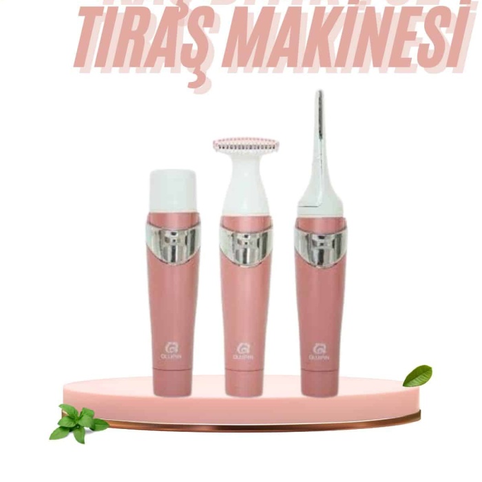 KESGİN MARKET ® 3 İn 1 Epilasyon Aleti Hassas Ciltlere Özel Uzun Ömürlü Kaş Yüz Burun