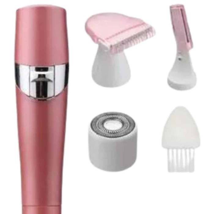 KESGİN MARKET ® Yüz Kaş ve Tüm Vücut Epilasyon Aleti 3 Başlıklı Hassas Ciltlere Uygun Epilatör