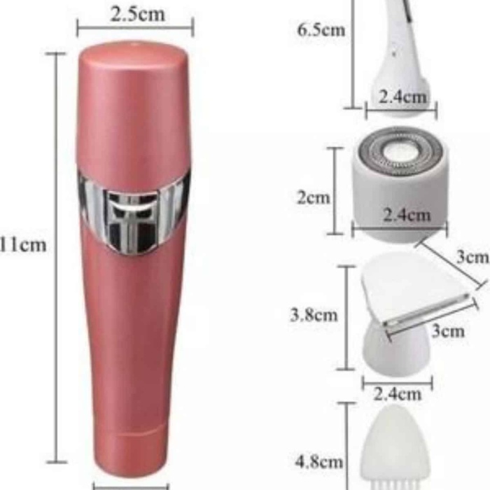 KESGİN MARKET ® 3 Başlıklı Kıl Tüy Temizleyici Epilasyon Aleti Tüm Cilt Tiplerine Uygun