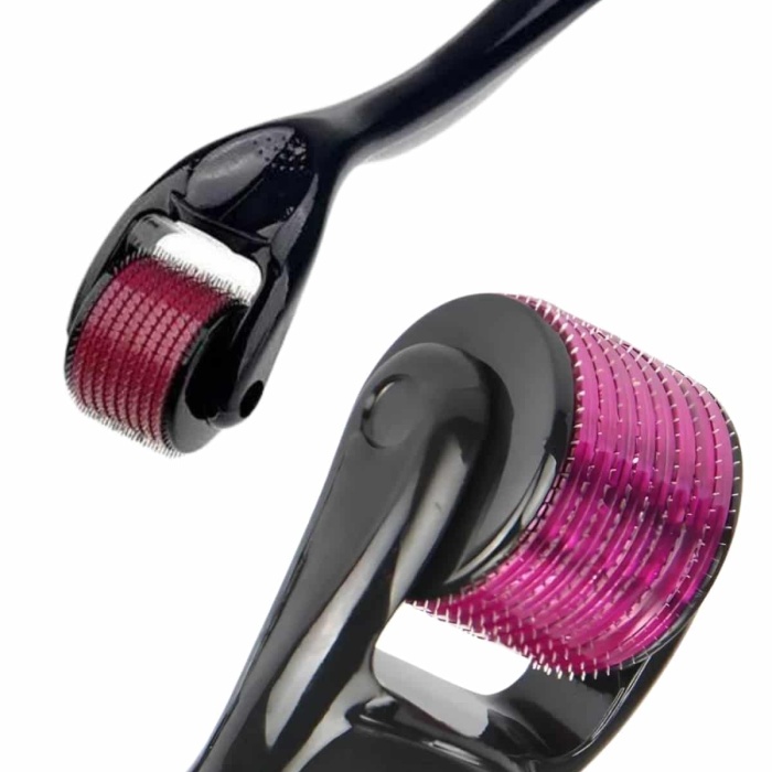 KESGİN MARKET ® Titanyum Uçlu Derma Roller 540 İğneli 1 mm Gözenek Azaltıcı Akne İzlerine Uygun