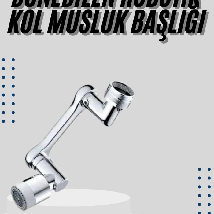 KESGİN MARKET ® Mutfak Musluk Başlığı 1080 Derece Dönebilir Oynar Başlıklı Musluk Aparatı