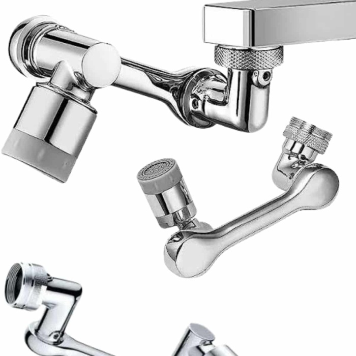 KESGİN MARKET ® Mutfak Musluk Başlığı 1080 Derece Dönebilir Oynar Başlıklı Musluk Aparatı