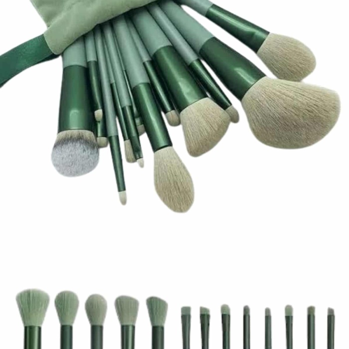 KESGİN MARKET ® 13 Parça Makyaj Fırça Seti Far Kontür Aydnlatıcı Fırçası İz Bırakmaz Hafif ve Yumuşak