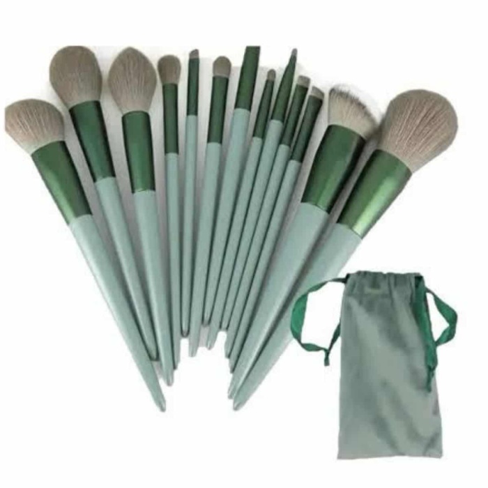 KESGİN MARKET ® 13 Parça Makyaj Fırça Seti Far Kontür Aydnlatıcı Fırçası İz Bırakmaz Hafif ve Yumuşak