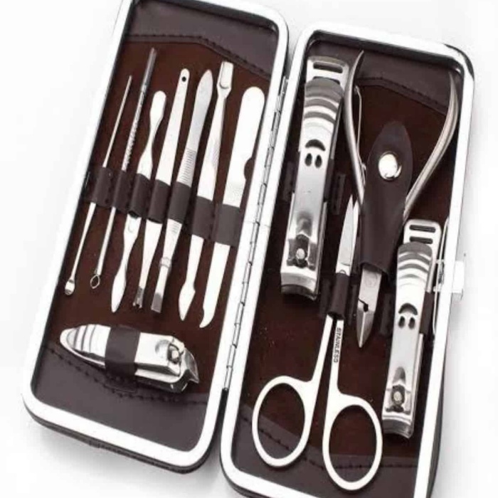 KESGİN MARKET ® Tırnak Bakımı Tırnak Makası Profesyonel 12 Parça El Ayak Manikür Pedikür Seti
