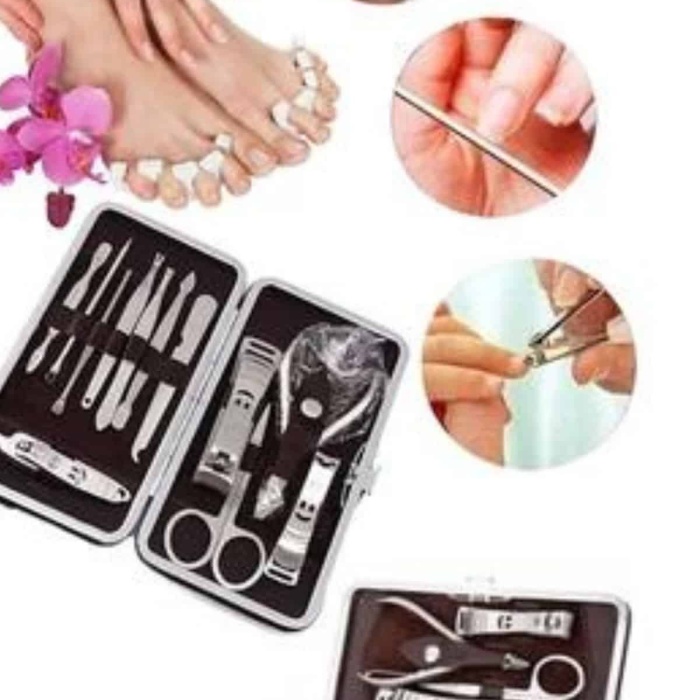 KESGİN MARKET ® Tırnak Bakımı Tırnak Makası Profesyonel 12 Parça El Ayak Manikür Pedikür Seti