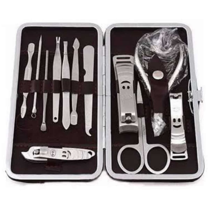 KESGİN MARKET ® 12 Parça Manikür Pedikür Seti Tırnak Bakımı Nasır Temizleme El Ayak Bakımı