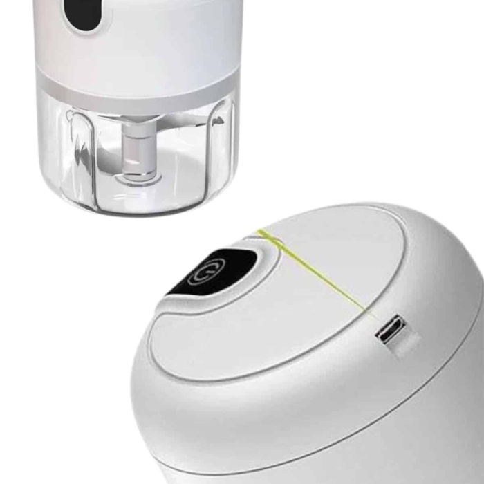 KESGİN MARKET ® Mini Doğrayıcı Rondo Taşınabilir Mini El Blender Paslanmaz Çelik