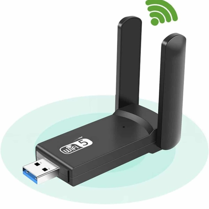 KESGİN MARKET ® Wifi Alıcı Dual Band Usb 3.0 Adaptör Kablosuz Windows 7/8/10/11