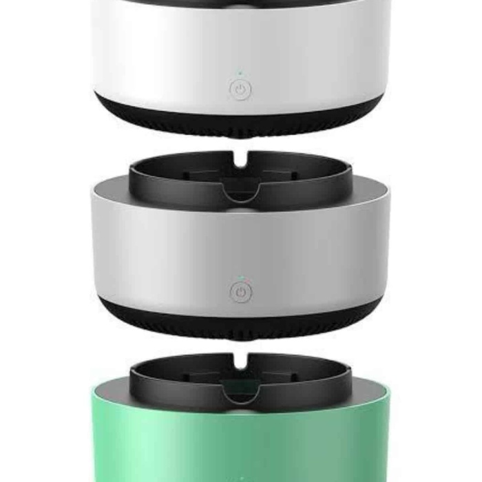 KESGİN MARKET ® Elektronik Akıllı Küllük Hava Temizleyici Kokusuz Kül Tablası Anti-Duman