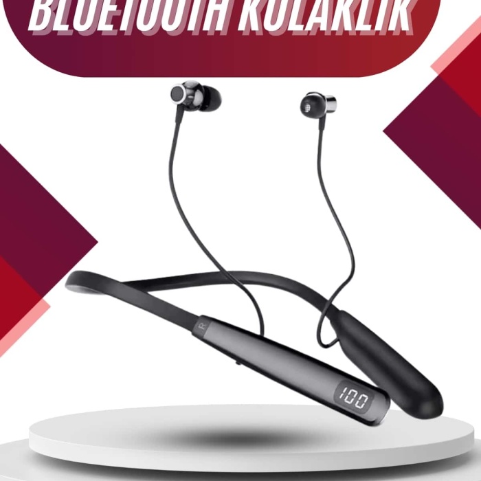 KESGİN MARKET ® 100 Saat Bluetooth Kulaklık Dijital Göstergeli ANC Özelliği Kablolu