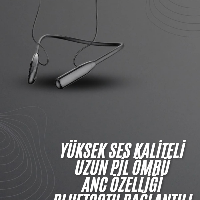 KESGİN MARKET ® 100 Saat Bluetooth Kulaklık Dijital Göstergeli ANC Özelliği Kablolu