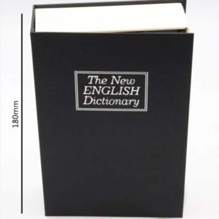 KESGİN MARKET ® Kilitli Gizli Kasa Sözlük Kumbara Kitap Sözlük Görünümlü 18cm