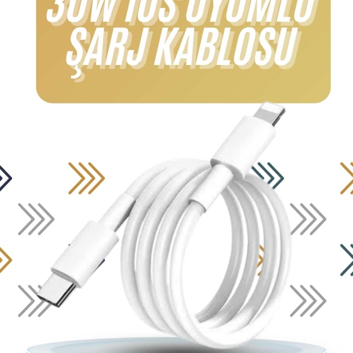 KESGİN MARKET ® IOS Tüm Serilerle Uyumlu 30W Hızlı Şarj Aleti 11 12 13 14/Pro Max Mini Plus