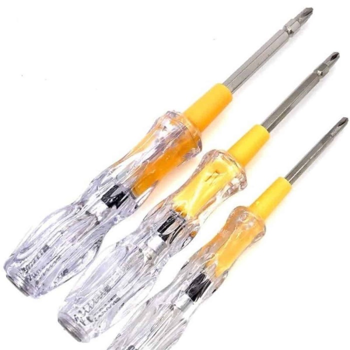 KESGİN MARKET ® Kontrol Kalemi Çift Taraflı Uçlu Elektrik Akım Test Cihazı