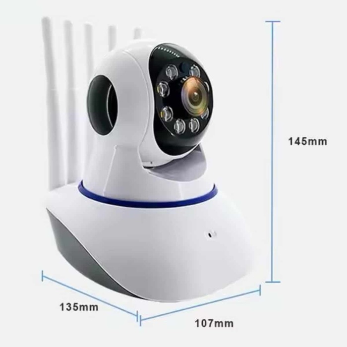 KESGİN MARKET ® Akıllı Gece Görüşlü Sensörlü Wifi Kamera Telefondan Takip Edilebilir