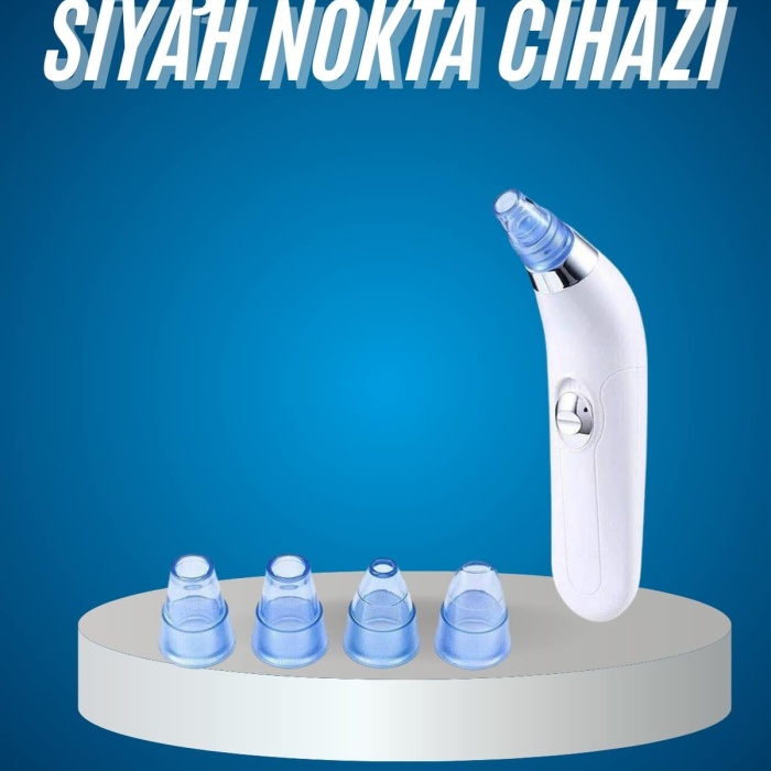 KESGİN MARKET ® 4 Başlıklı Vakumlu Siyah Nokta Ve Yüz Temizleme Cihazı