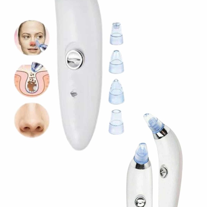 KESGİN MARKET ® 4 Başlıklı Vakumlu Siyah Nokta Ve Yüz Temizleme Cihazı