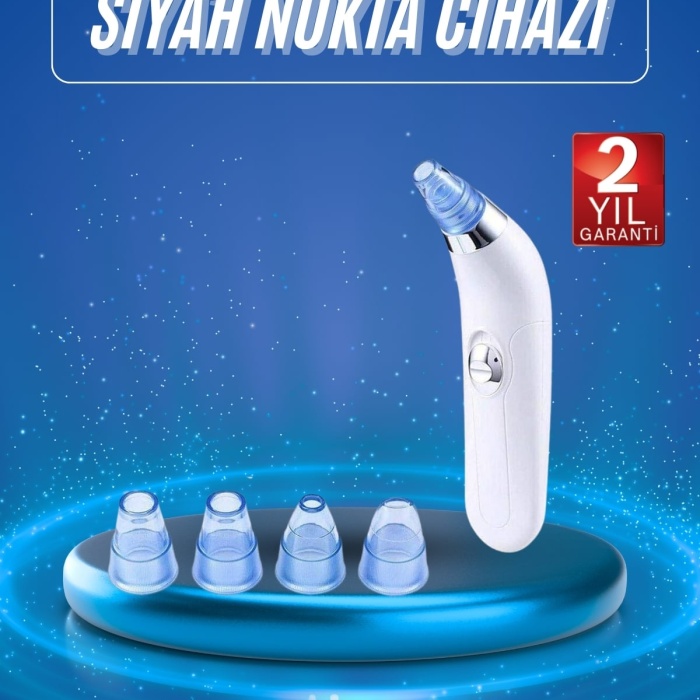 KESGİN MARKET ® Vakumlu Siyah Nokta Ve Yüz Temizleme Cihazı 4 Başlıklı