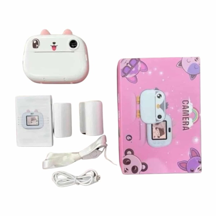 KESGİN MARKET ® Dijital HD Video Kamera Çocuk Fotoğraf Makinesi  Anlık Termal Rulo