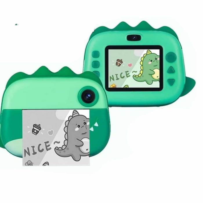 KESGİN MARKET ® Dijital HD Video Kamera Çocuk Fotoğraf Makinesi  Anlık Termal Rulo