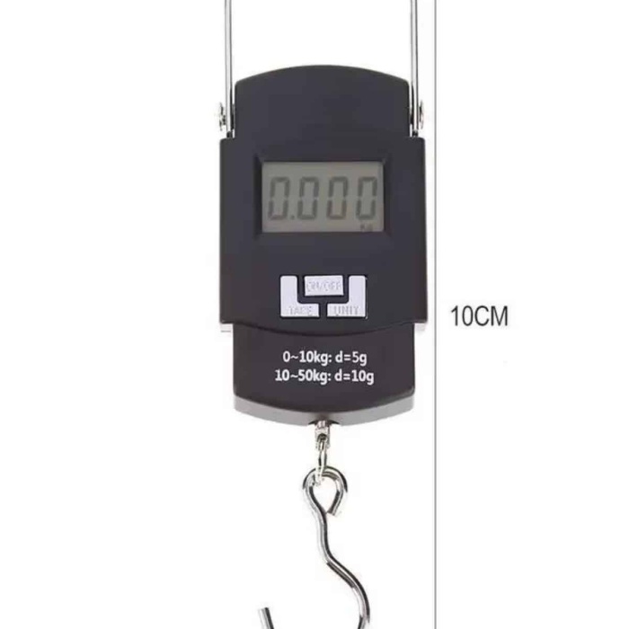 KESGİN MARKET ® Profesyonel El Terazisi El Kantarı 50 Kg Dijital Göstergeli Tartı