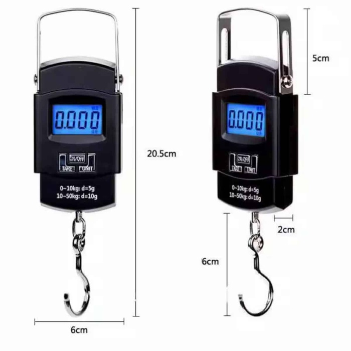 KESGİN MARKET ® El Kantarı Dijital El Terazisi 50 Kg Kapasiteli LCD Ekranlı