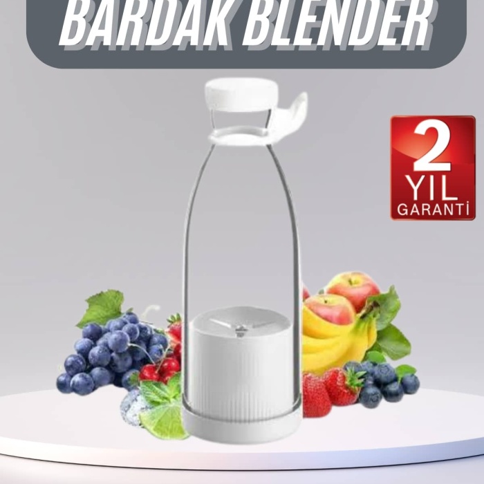 KESGİN MARKET ® u Geçirmez Kablosuz Şarjlı Dayanıklı Taşınabilir Mini Blender