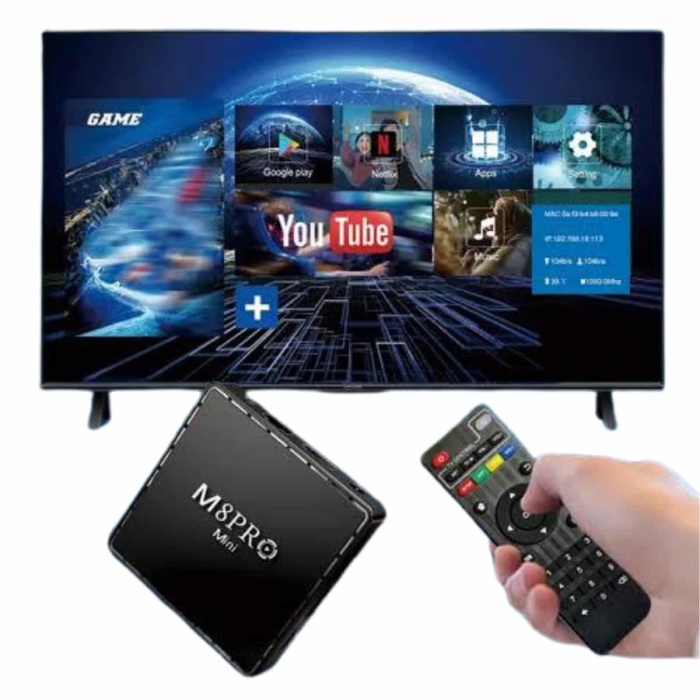 KESGİN MARKET ® 10K Ultra Hd Video Oyun Konsolu Android Tv Box 2.4g Game Stick