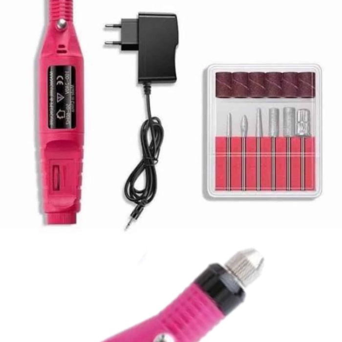 KESGİN MARKET ® Profesyonel Manikür Pedikür Seti Törpü Makinesi Protez Tırnak Çıkarma