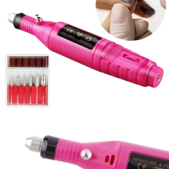 KESGİN MARKET ® Elektrikli Profesyonel Manikür Pedikür Seti Değiştirilebilir Başlık Seçeneği