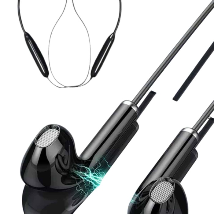 KESGİN MARKET ® Kablolu Kulak İçi Bluetooth Kulaklık 100 Saat ANC Özellikli Boyun Bantlı