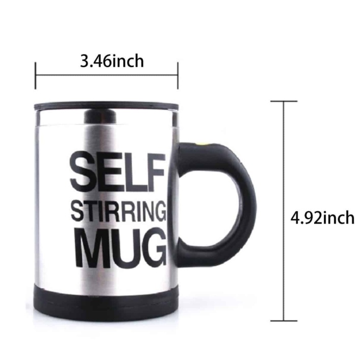 KESGİN MARKET ® Sıcak Tutan Termos Bardak Kendi Kendini Karıştıran Mikser Kupa