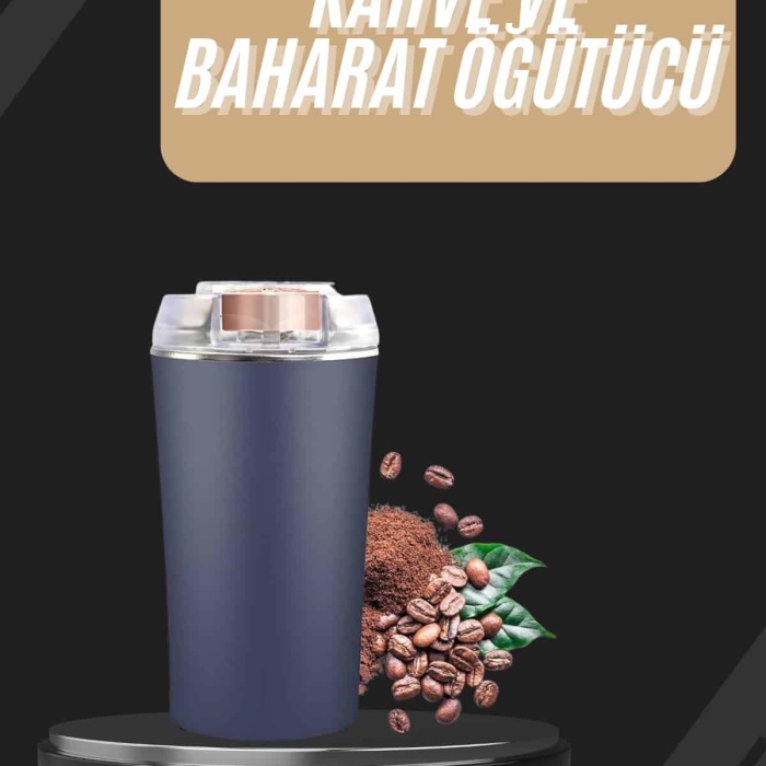 KESGİN MARKET ® Dayanıklı Paslanmaz Çelik Kolay Kullanım Kahve Ve Baharat Öğütücü