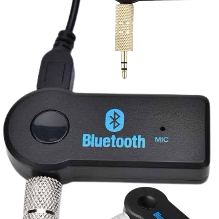 KESGİN MARKET ® Bluetooth Araç Kiti Aux Çıkışlı  Telefon Müzik Alıcı Tüm Cihazlara Uyumlu