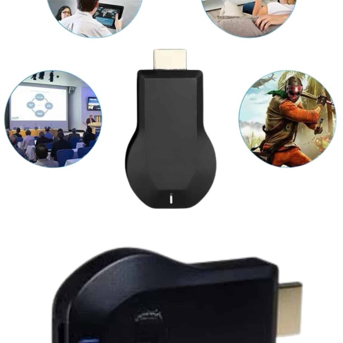 KESGİN MARKET ® Kablosuz Hdmı Ses Ve Görüntü Aktarıcı Kolay Taşınabilir Yüksek Çözünürlüklü