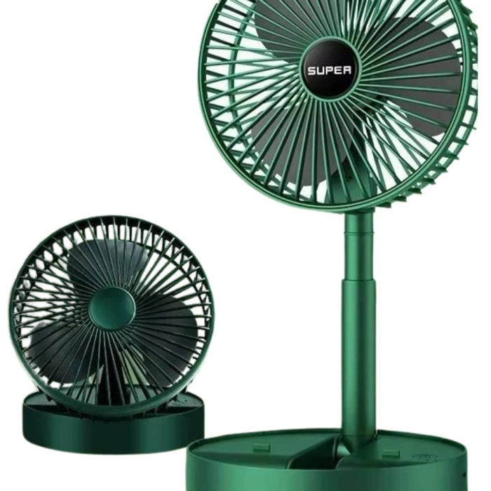 KESGİN MARKET ® Katlanabilir Usb Şarjlı Masaüstü Soğutucu Mini Fan Telefon Tutucu