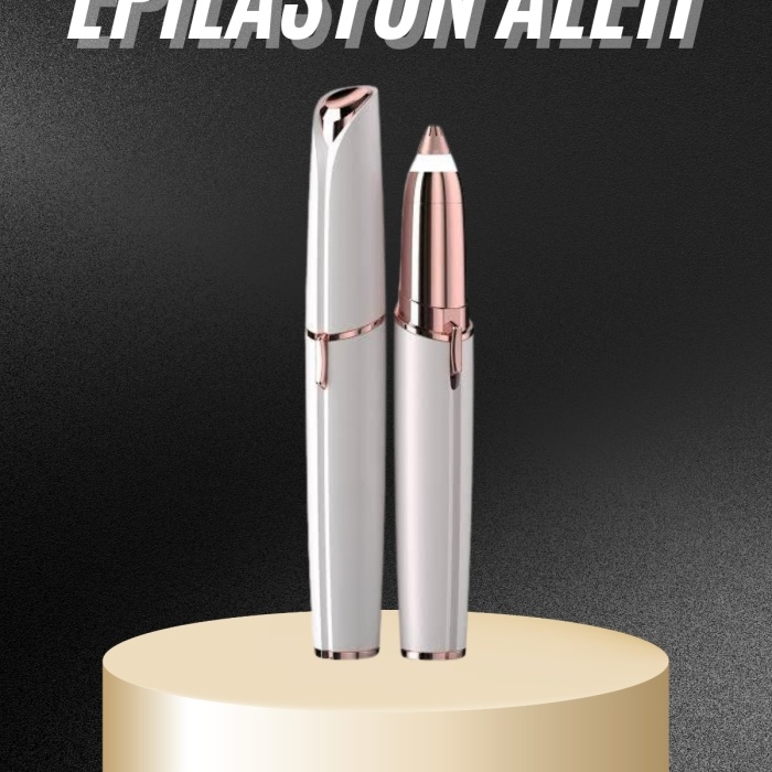 KESGİN MARKET ® Unısex Şarjlı Kaş Bıyık Alma Epilatörü Hassas Ciltlere Özel Acısız