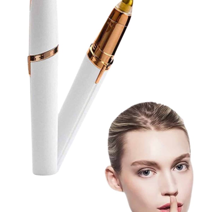 KESGİN MARKET ® Unısex Şarjlı Kaş Bıyık Alma Epilatörü Hassas Ciltlere Özel Acısız