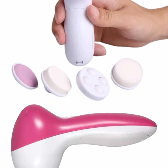 KESGİN MARKET ® 5 Başlıklı Titreşimli Cilt Temizleme Seti Canlandırıcı ve Onarıcı