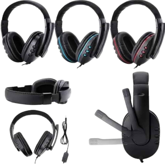 KESGİN MARKET ® Mikrofonlu   Kulaklık Oyuncu Kulaklığı Yüksek Ses Kaliteli Stereo Yumuşak Yastıklar