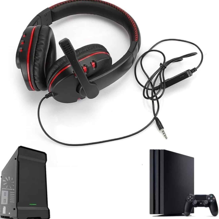 KESGİN MARKET ® Mikrofonlu   Kulaklık Oyuncu Kulaklığı Yüksek Ses Kaliteli Stereo Yumuşak Yastıklar