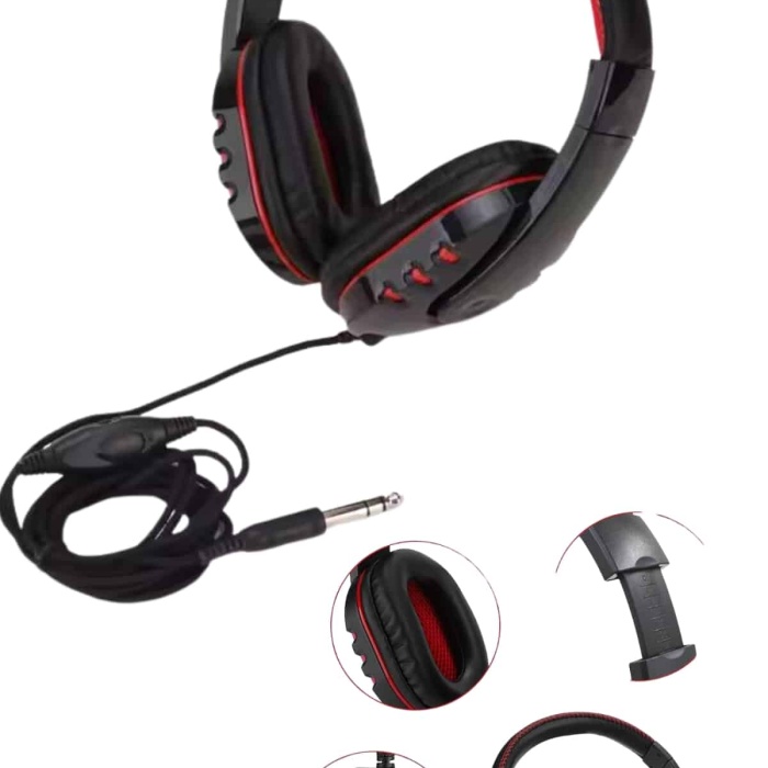 KESGİN MARKET ® Mikrofonlu   Kulaklık Oyuncu Kulaklığı Yüksek Ses Kaliteli Stereo Yumuşak Yastıklar