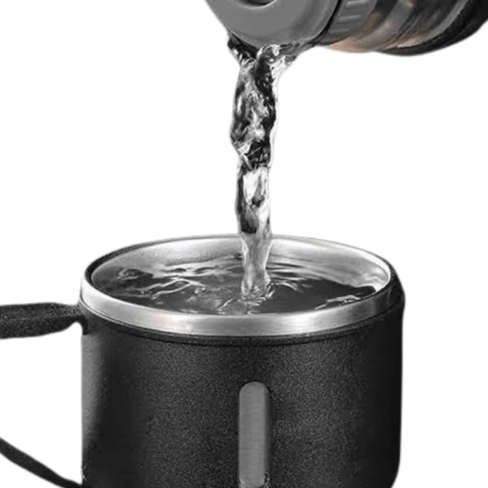 KESGİN MARKET ® Termos Seti Paslanmaz Çelik 3 Bardaklı Vakumlu Termos Set 500 Ml 12 Saate Kadar Isı Koruma