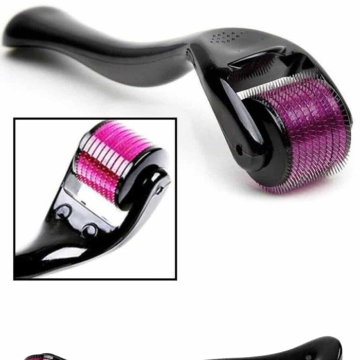 KESGİN MARKET ® Derma Roller Titanyum Uçlu 540 İğneli 1 Mm Saç Sakal Çıkarma Ve Cilt Bakım Masaj Aleti